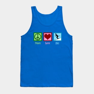 Peace Love Ski Tank Top